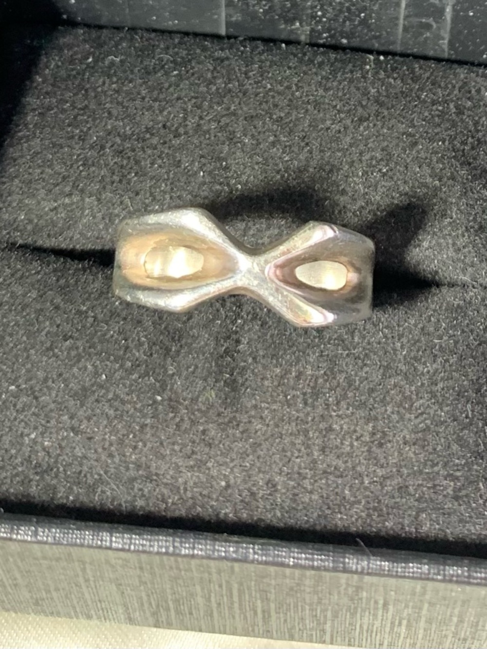 Sterling Silver Infinity Twist Ring in Silver